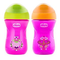 Chicco: Поильник Easy Cup 266 мл 12м+ розовый