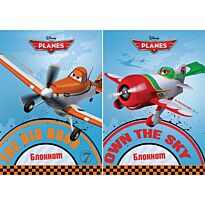Блокнот 40 л клей 120х170 Planes выб УФ