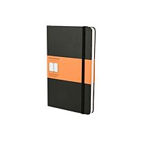 Блокнот Moleskine Classic, 13х21см, в линию, твердая обложка, черный, 240 листов