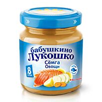 БЛ: Пюре 100г Сёмга с овощами б/соли
