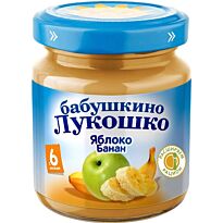 БЛ: Пюре 100г Яблоко,банан б/сах.