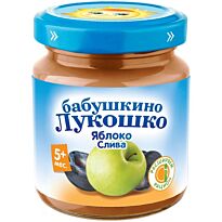 БЛ: Пюре 100г Яблоко,слива