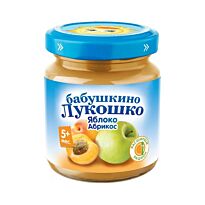 БЛ: Пюре 100г Яблоко,абрикос б/сах. с 4 мес.