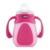 Chicco: Поильник Drinky розовый 6+