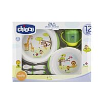 Chicco: Набор посуды зеленый 12+