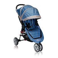 Baby Jogger: Коляска City Mini Single Blue/Gray