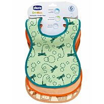 Chicco: Слюнявчики 6м+ 3шт