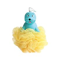 Lubby: Игрушка для купания "Морской котик" с мочалкой, от 12 мес.