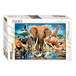 Step Puzzle: Пазлы "В мире животных" 1500 эл.