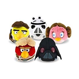 Angry Birds: Мягкая игрушка STAR WARS 8см в асс-те
