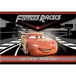 Пластиковая папка-конверт, с застежкой. Размер 23,5х33х0,5 см Cars