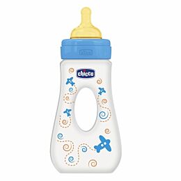 Chicco: Бутылочка Wellbeing для кормления гол. латекс 240 ml 4+