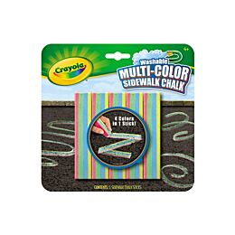 Crayola: Мел для рисования на асфальте многоцветный, 5 шт.