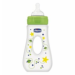 Chicco: Бутылочка для кормления зел. силикон 240 ml 2+