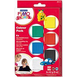 Набор полимерной глины Fimo Kids 6 цв.