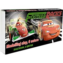 Пластилин Cars, 6 цветов