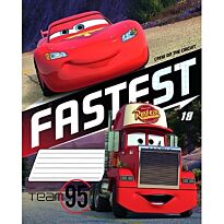 Тетрадь 18 л., линия. Cars