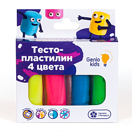 Набор для детской лепки, "Тесто-пластилин 4  цвета"