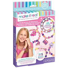Набор для творчества MAKE IT REAL Создание украшений Color Reveal DIY Bracelets