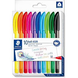 Набор шариковых цветных ручек Staedtler, 10 шт.