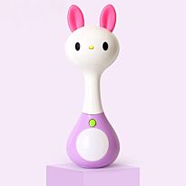 Hola: Игрушка-погремушка "Ритм" со светом и звуком, зайка