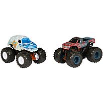 Monster Jam: 1:64 2 Базовые машины меняющие цвет Yeti vs. Sparkle Smash