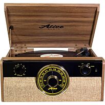 Проигрыватель виниловых дисков Alive Audio FUSION Light Wood c Bluetooth и FM-радио FSN-01-LW