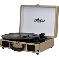 Проигрыватель виниловых дисков Alive Audio GLAM Latte c Bluetooth GLM-01-LA