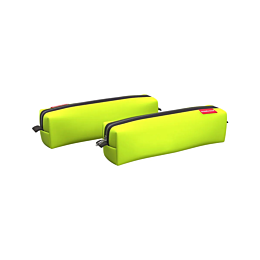 Пенал квадро mini 210x50x50мм Neon Yellow