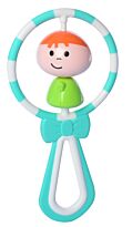 Hola: Игрушка погремушка мальчик, бирюзовая