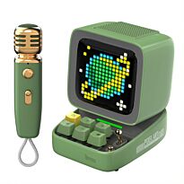 Портативная колонка с микрофоном Divoom Ditoo Mic, зеленый