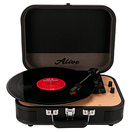 Проигрыватель виниловых дисков Alive Audio LIBERTY Macassar Pass c Bluetooth AA-NTE-08-BK