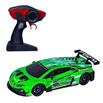 Радиоуправляемая машинка LAMBORGHINI HURACAN GT3 на пульте управления, зеленый, 1:16