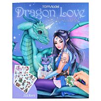 Альбом с наклейками DRAGON LOVE TOPModel New