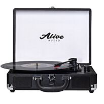 Проигрыватель виниловых дисков Alive Audio GLAM Noir c Bluetooth GLM-01-NR