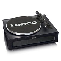 Виниловый проигрыватель Lenco LS-430 BLACK с 4 встроенными динамиками