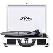 Проигрыватель виниловых дисков Alive Audio GLAM Milk c Bluetooth GLM-01-ML