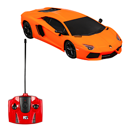 Машинка на радиоуправлении Lamborghini Aventador LP700-4, оранжевый 1:18