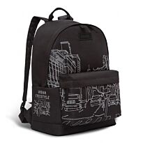 Рюкзак молодежный Grizzly "Город" черный