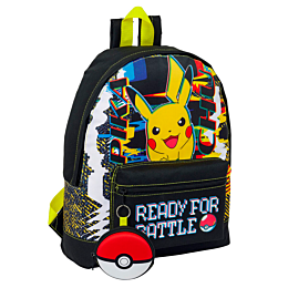 Рюкзак Safta Pokemon "Готов к битве". Черный