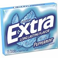 Жевательная резинка Wrigley's  "Extra Peppermint" 1шт (блок 10шт) США