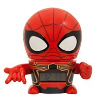 Marvel: Будильник BulbBotz Marvel Infinity Wars, минифигура Spider-Man (Человек-паук) 14см
