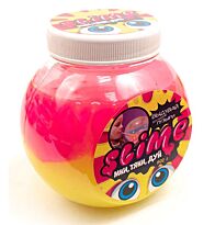Слайм "Mega Mix" розовый + желтый, 500 г.