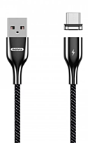 Кабель REMAX Magnetic Series Cable RC-158m Micro USB (черный)