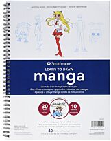 Блок бумаги MANGA для скетчей  23х30,5 40л.104 г/м