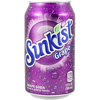Напиток сильногазированный Sunkist Grape 0,355л.