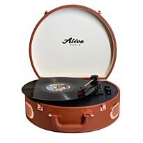 Проигрыватель виниловых дисков Alive Audio MOVIE French chocolate c Bluetooth MVI-05-FC