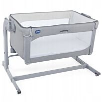 Chicco: Кроватка-манеж Next2Me Magic Cool Grey 0м+.