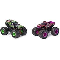 Monster Jam: 1:64 2 Базовые машины меняющие цвет Grave Digger vs. Calavera