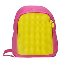 Мини рюкзак MINI Backpack розовый-желтый